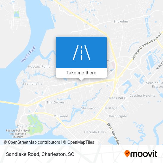 Mapa de Sandlake Road