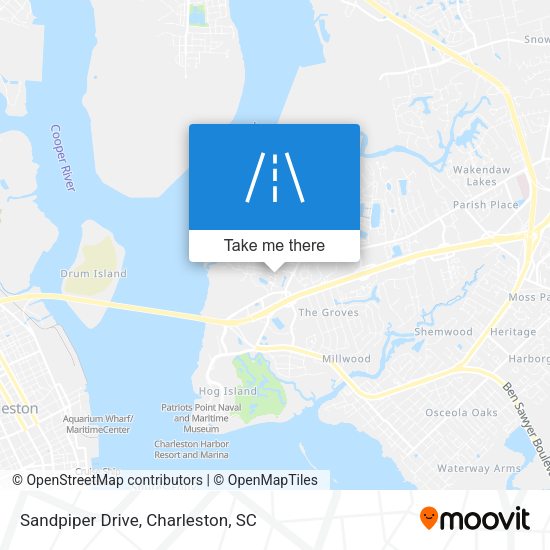 Mapa de Sandpiper Drive