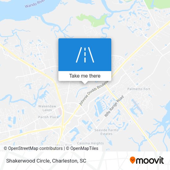 Shakerwood Circle map