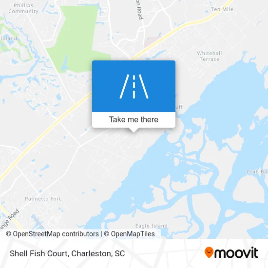 Shell Fish Court map