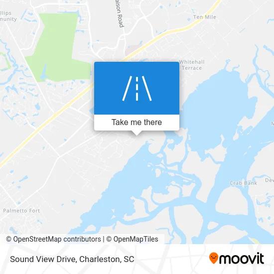 Sound View Drive map