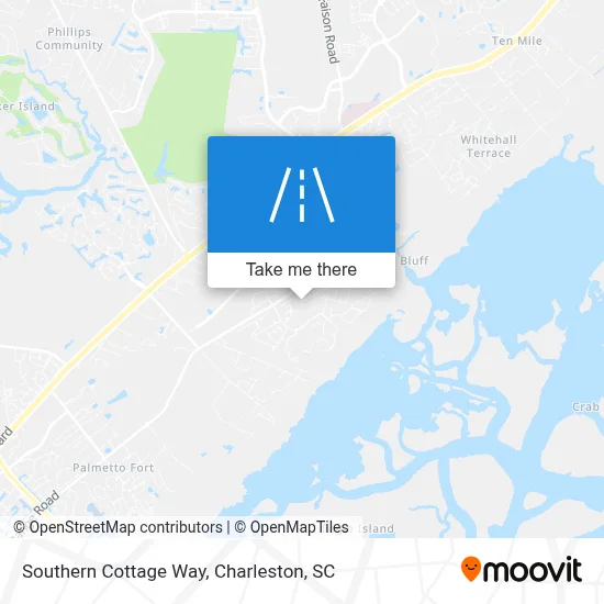 Southern Cottage Way map