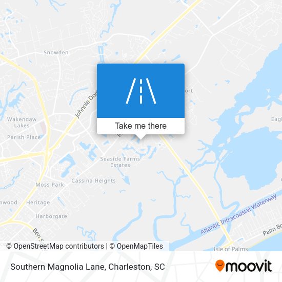 Southern Magnolia Lane map