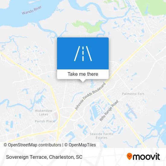 Sovereign Terrace map