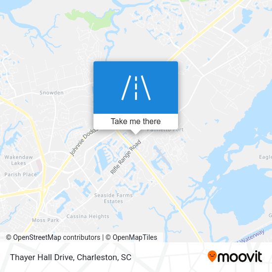 Mapa de Thayer Hall Drive