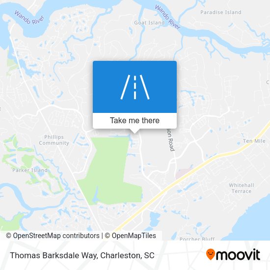 Thomas Barksdale Way map