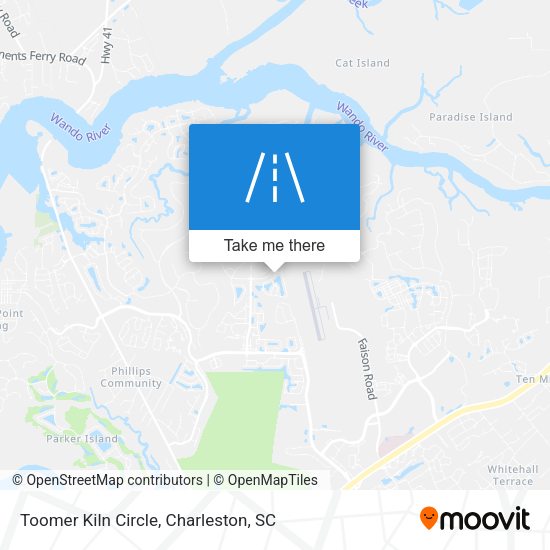 Toomer Kiln Circle map