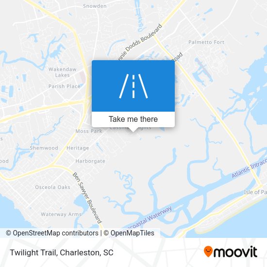 Mapa de Twilight Trail