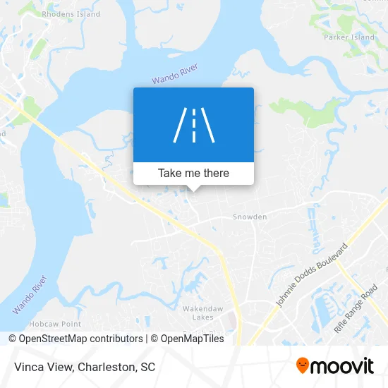 Vinca View map