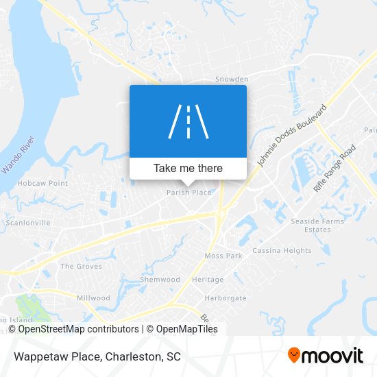 Wappetaw Place map