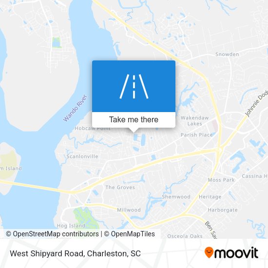 Mapa de West Shipyard Road