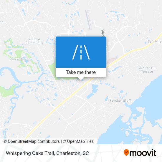 Whispering Oaks Trail map