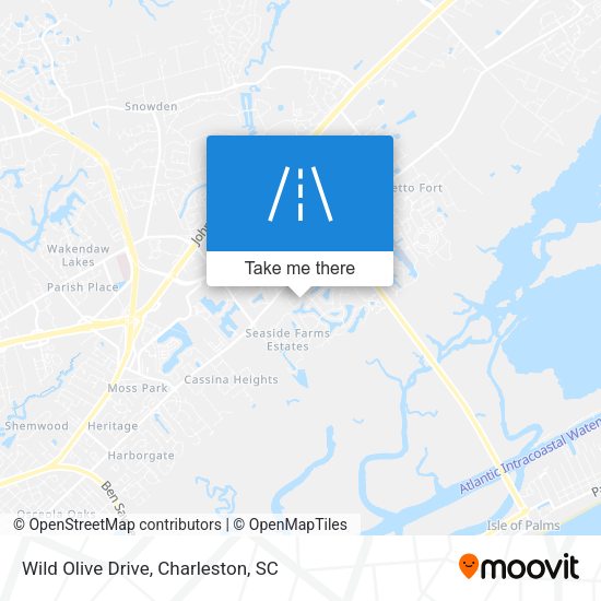 Wild Olive Drive map