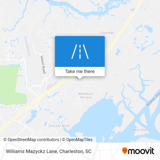 Williams Mazyckz Lane map