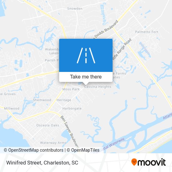 Winifred Street map