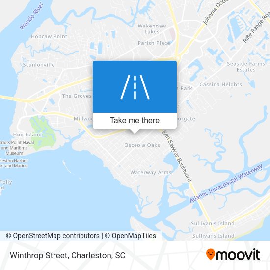 Winthrop Street map