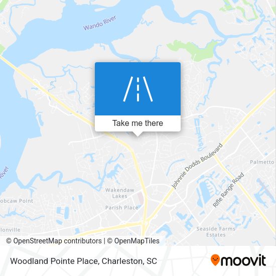 Mapa de Woodland Pointe Place