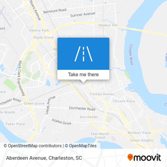 Mapa de Aberdeen Avenue