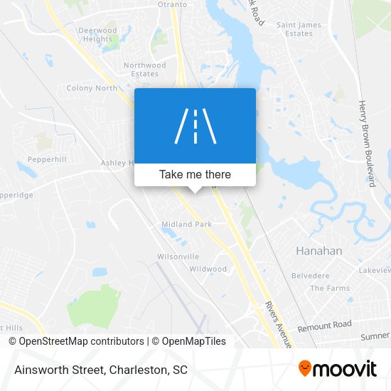Ainsworth Street map