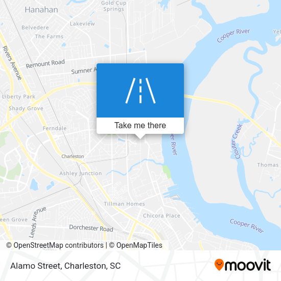 Mapa de Alamo Street