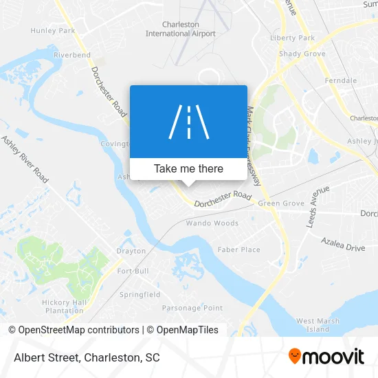Mapa de Albert Street