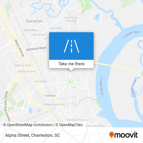 Mapa de Alpha Street