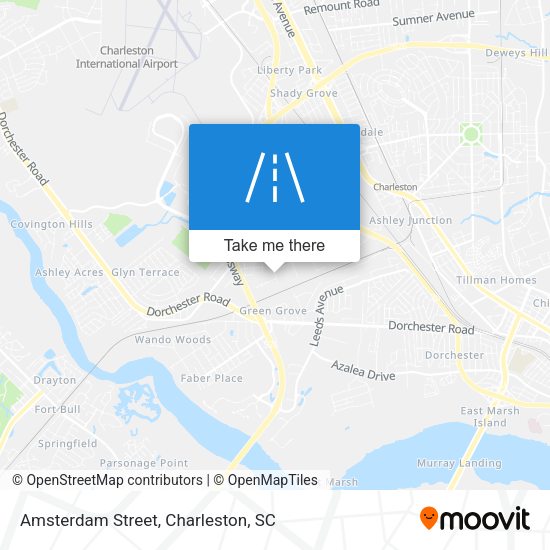 Mapa de Amsterdam Street