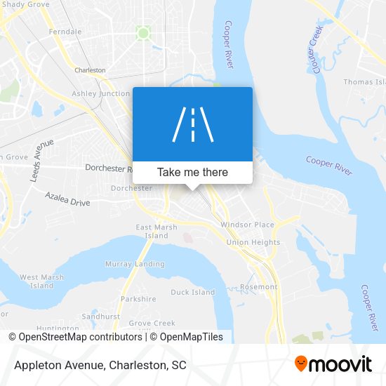 Mapa de Appleton Avenue
