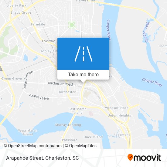 Arapahoe Street map