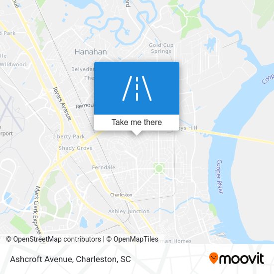 Ashcroft Avenue map