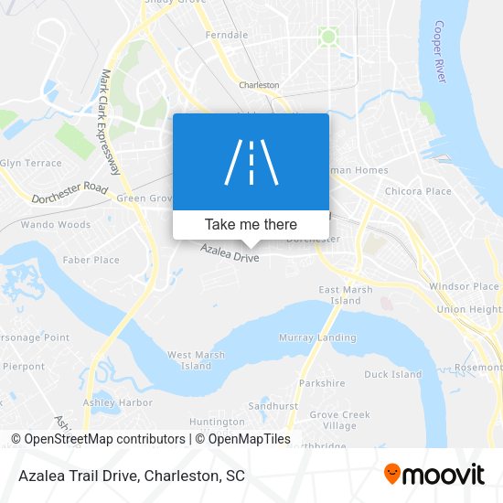 Azalea Trail Drive map