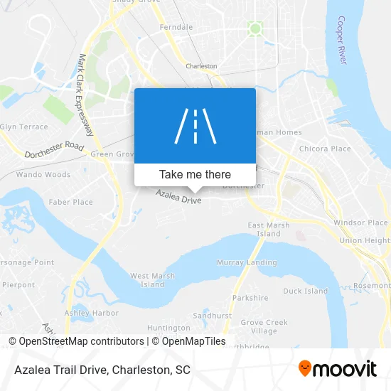 Azalea Trail Drive map