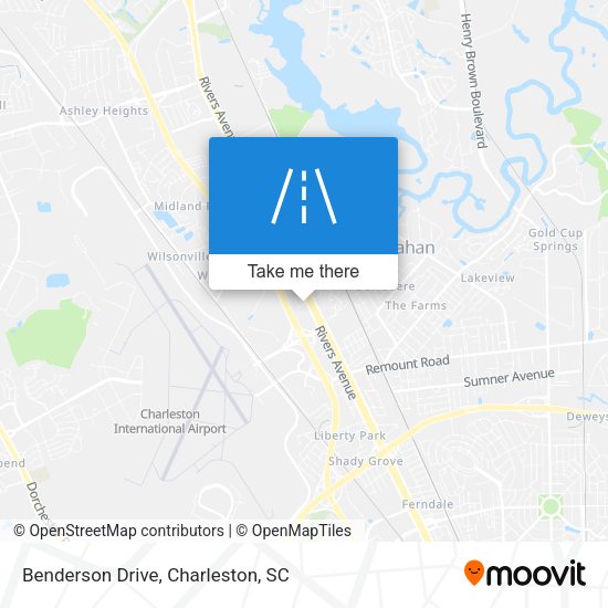 Mapa de Benderson Drive