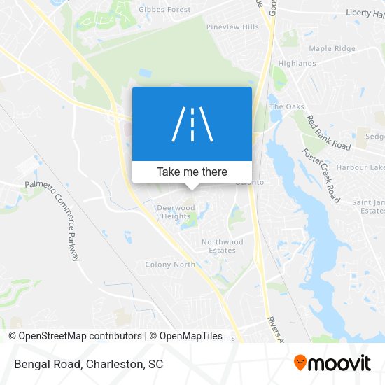 Mapa de Bengal Road