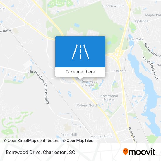 Mapa de Bentwood Drive