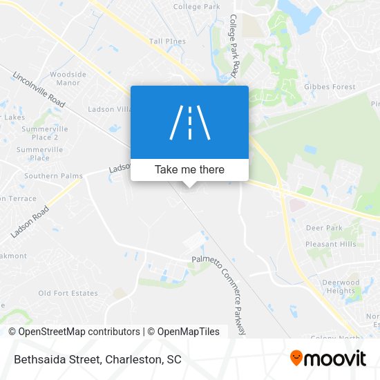 Mapa de Bethsaida Street