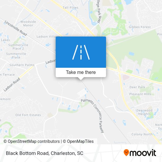 Black Bottom Road map