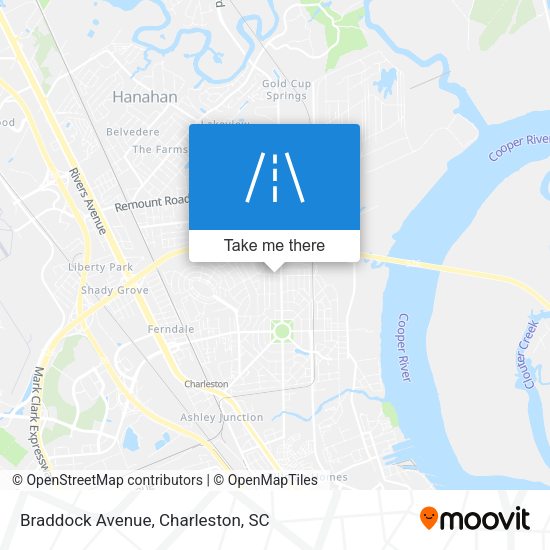 Mapa de Braddock Avenue