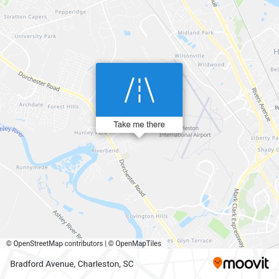 Mapa de Bradford Avenue