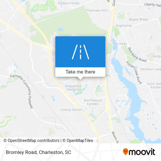Mapa de Bromley Road