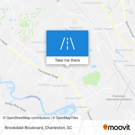 Brookdale Boulevard map