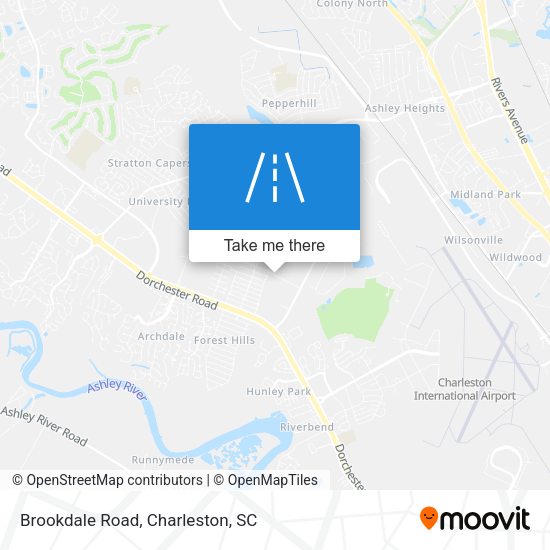 Mapa de Brookdale Road