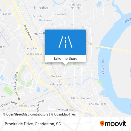 Brookside Drive map