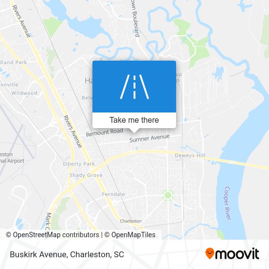 Mapa de Buskirk Avenue