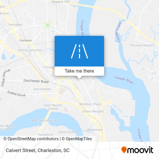 Mapa de Calvert Street