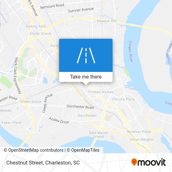 Chestnut Street map