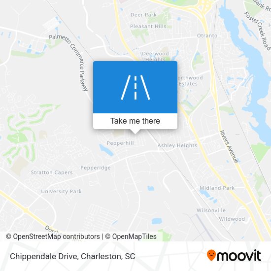 Chippendale Drive map