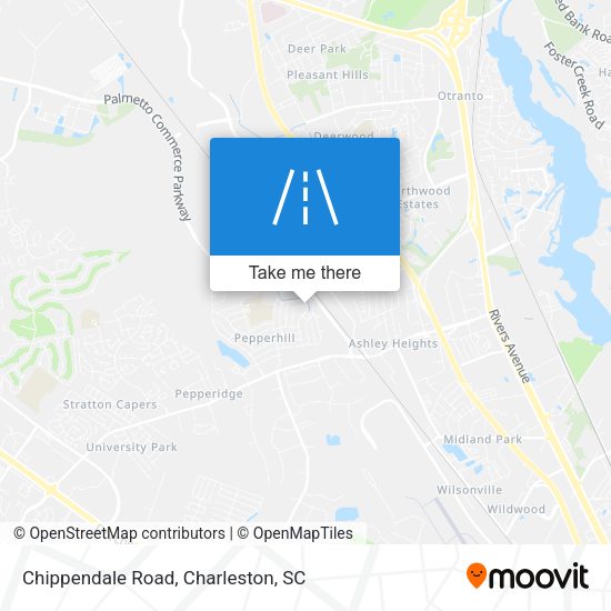 Mapa de Chippendale Road