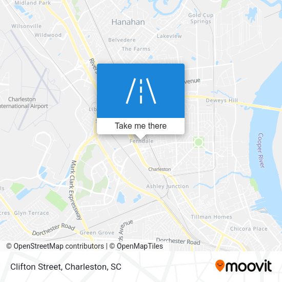 Mapa de Clifton Street