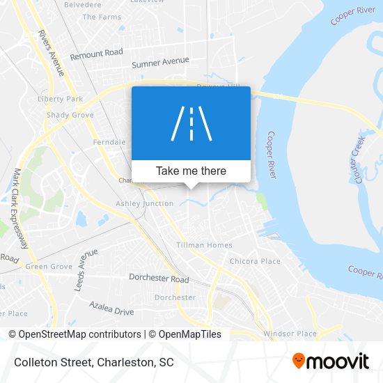 Colleton Street map